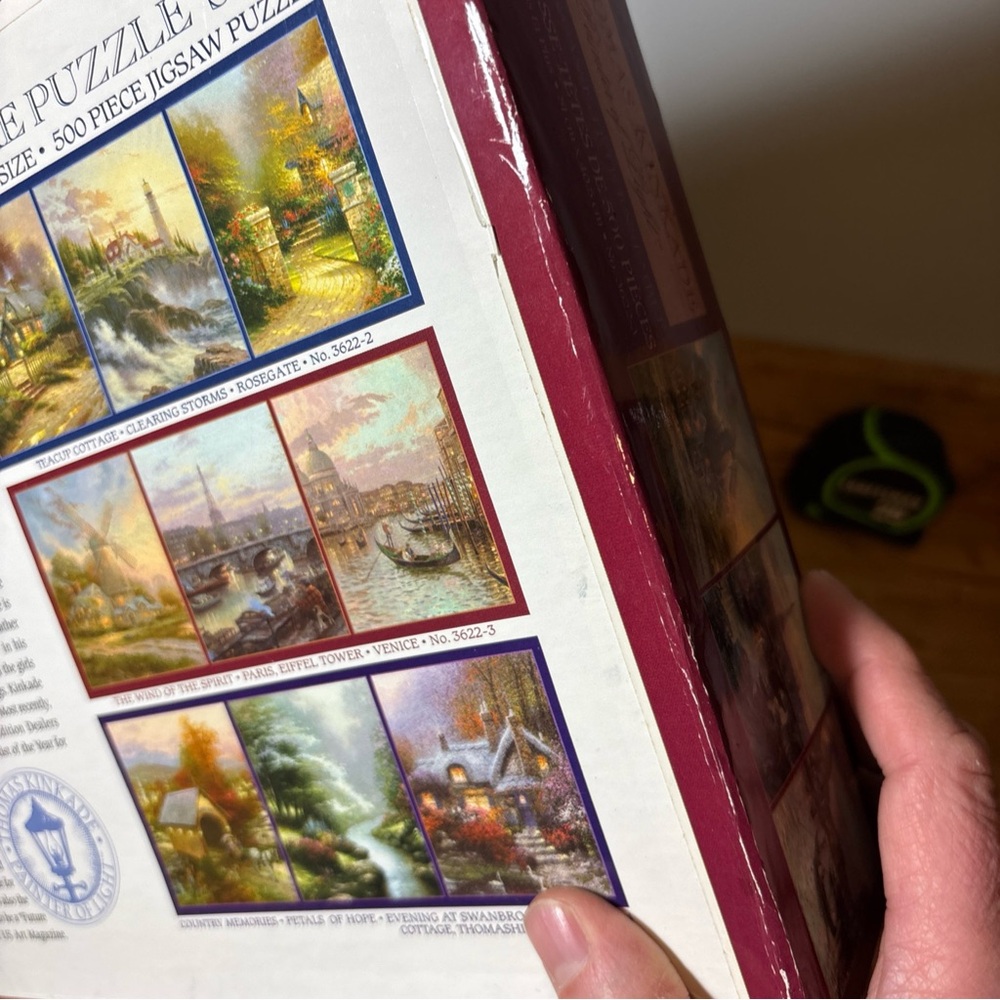 Thomas Kinkade Deluxe Set of Three (3) 500 Piece Jigsaw Puzzles - Picture 7 of 8
